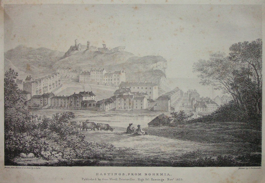 Lithograph - Hastings, from Bohemia. - Aglio
